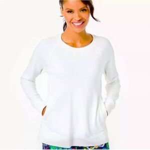 Lilly Pulitzer Top L Luxletic White